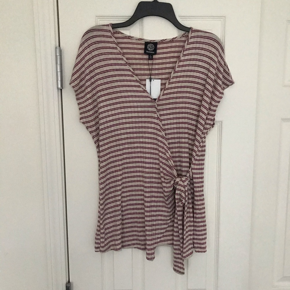 Wrap-front Blouse